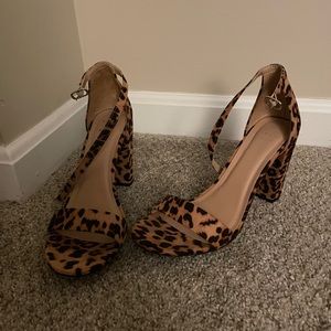 A New Day Cheetah Print Heels | Size 8